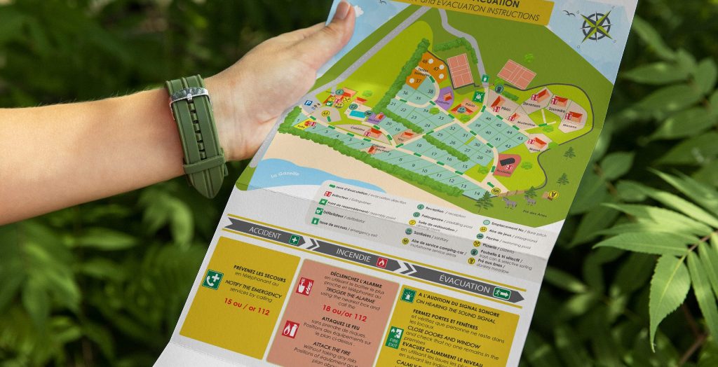 Campings : réalisez des plans d’évacuation pour assurer la sécurité en cas d’incendie
